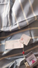洁丽雅A类抗菌100%纯棉床单单件家用床上用品床罩200*230cm 条纹兰 实拍图