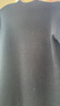 皮尔卡丹（pierre cardin）100%纯羊毛衫女半高领套头毛衣修身百搭羊毛针织打底衫 黑色 S码【建议85-100斤穿】 实拍图