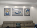 诗六艺家饰客厅装饰画北欧现代简约沙发背景墙挂画三联画大气轻奢壁画晶瓷画 前程似锦（铝合金外框） 晶瓷画左右60*80+中间120*80亮面 实拍图