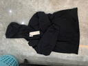 优衣库女装防风拉链连帽外套/内里摇粒绒户外防水472150 09 黑色 L /160/88A 实拍图