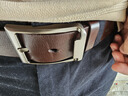 牛当家 真皮皮男牛皮腰带针扣头层牛皮1101 深咖色礼物 115-125cm 实拍图