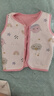 舒贝怡婴儿衣服儿童马甲两面穿背心宝宝坎肩上衣男女秋冬马夹粉色73CM 实拍图