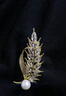 Eternelle法国永恒麦穗胸针女气质精致配饰轻奢胸花高档生日礼物 璀璨金色 实拍图