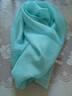 杭丝路纯色真丝丝巾女围巾女纱巾防晒披肩多色可选妈妈生日母亲节礼物 天蓝色(175*65cm) 实拍图