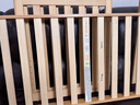 Boori都灵婴儿床进口实木床多功能床边床bb宝宝新生儿拼接床可移动 杏仁色 实拍图