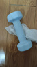 Keep 彩色浸塑哑铃 男士女士家用健身肌肉手臂塑形轻重量水蓝 2kg*2 实拍图