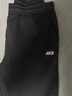 安踏加绒男裤运动裤子男士冬季款加厚保暖直筒黑色通勤健身训练长裤 【店长推荐-针织加绒款】基础黑-3 XL 实拍图