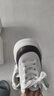 LOXKI/洛克斯基【明星同款】板鞋子男春秋经典百搭休闲鞋男 小圆鞋Lite 黑白 【张艺兴/苏醒/武艺同款】 44 实拍图