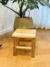 小匠材实木凳子家用客厅矮凳孩子矮款茶几方凳结实小板凳方27*23*27 实拍图