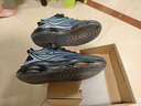 回力男鞋春季新款透气旋转扣运动跑步气垫减震老爹鞋 黑/绿 42 实拍图