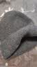 啄木鸟帽子冬季男士防寒骑行保暖护耳针织帽防风加厚含羊毛线女双层冷帽 深灰色【单帽】御寒保暖 均码（头围54-65cm） 实拍图