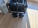 探险者露营车折叠推车户外露营儿童小推车营地车拉年货小拖车聚拢型推车 350L 曜石黑-双刹坦克轮+碳钢桌板 实拍图