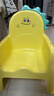 钡淇林加厚宝宝餐椅婴儿餐桌儿童吃饭家用防滑小椅子塑料小朋友靠背凳子 萌趣款-黄色 实拍图
