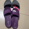 步术 中国台湾进口软底拖鞋男女情侣防滑居家易清洗防臭EVA一体成型 木槿紫 24.5 cm约长（建议35-37码穿） S 实拍图