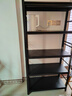 唐辑书架书柜家用落地置物货架学生钢制收纳储物架子 黑五层80*35*160 实拍图