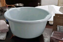 超大脸盆家用实色特厚耐用塑料洗脸盆学生宿舍大盆洗衣服盆洗脚盆 随机色 大号1个装【特厚+卷边防刮】 实拍图