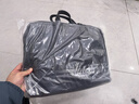 得力(deli)加宽立体办公手提袋/会议包/事务包/文件包/商务拉链袋电脑公文包男 灰色  实拍图