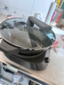 美的（Midea）钛陶电炒锅 电蒸锅宿舍煮锅炒菜专用分体式家用多功能一体电火锅煎锅5.5L多用途锅HCG3218S配蒸笼 实拍图