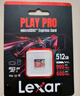 雷克沙（Lexar）512GB TF（MicroSD Express）存储卡 读900MB/s 写600MB/s  游戏机Switch2专用内存卡（PLAY PRO） 实拍图
