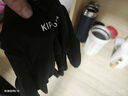 迪卡侬户外运动男女跑步健身骑行轻薄舒适保暖触屏手套纯黑色S-4564121 实拍图