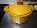 康巴赫砂锅陶瓷煲家用炖汤炖肉锅焖饭煮粥可用中药煲南瓜黄3.5L 实拍图