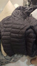 京东京造【air+零压羽绒】轻薄羽绒服男外套冬连帽90鸭绒 曜石黑XXL 实拍图