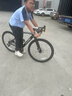 喜德盛（xds）公路车25-AD300油碟UCI车架2x10速中空一体牙盘桶轴车黑银510MM 实拍图