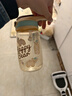 乐扣乐扣（LOCK&LOCK）手拎儿童吸管杯学生塑料水杯户外便携运动杯tritan材质 黄色400ml 实拍图