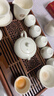 瓷牌茗茶具（cipaiming teaset）羊脂玉功夫茶具套装家用泡茶壶高端送礼德化白瓷喝茶盖碗茶杯整套 实拍图