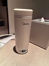 美的（Midea）电热水杯电热水壶保温烧水杯350ml迷你便携式旅行智能恒温316L不锈钢无异味MK-DB35X22 实拍图
