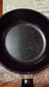 【亏本清仓】韩式麦饭石色不粘锅平底锅铁锅电磁炉不带盖 黑色小煎锅 16cm 实拍图