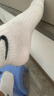 耐克速干训练短袜(3双)冬季支撑柔软舒适NIKE LIGHTWEIGHT SX7677 100白/(黑) S 实拍图