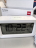 得力（deli）儿童节礼物充电电子闹钟背光家用学生儿童温湿度计床头钟开学升学必备白 LE103A开学必备礼物 实拍图