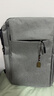 双星双肩包男电脑包背包女16英寸书包初中高中大学生大容量笔记本包 灰色【16英寸标准版】 实拍图