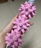 yottoy狼牙棒按摩棒肌肉放实心滚轴泡沫轴小腿部按摩器滚轮 莫奈粉 实拍图