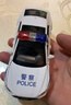卡威（KIV）RS7布加迪特警车玩具儿童玩具车男孩仿真合金警察车回力小汽车 RS公安款 实拍图