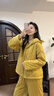 ZUMASHL睡衣女士2026新款秋冬季纯棉夹棉袄加厚保暖可外穿家居服套装冬天 S85990#（翻领）夹棉套装-麦穗金 M 【建议85-120斤穿】三层加厚 实拍图