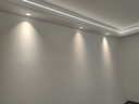雷士（NVC） LED防眩筒灯射灯嵌入式无主灯家用客厅过道玄关灯服装店洗墙灯 桂影射灯Ra97-9W三色光-孔75MM 实拍图