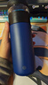 京东京造保温杯【茶水分离】男女大容量316L不锈钢泡茶水杯子幻冰蓝500ml 实拍图