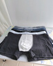 猫人高倍抗菌含桑蚕丝裆男士内裤男纯棉平角裤防螨四角短裤4条3XL 实拍图
