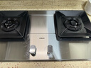 老板（Robam）JZY-57G7A易洁耐用不锈钢5.0kW猛火燃气灶液化气灶双灶国家补贴嵌入式可调节底盘灶具灶台防爆灶 实拍图