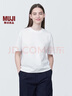 MUJI女式 天竺编织圆领短袖T恤上衣打底衫女款内搭多巴胺女装 白色BB2P6C4S M (160/84A) 实拍图