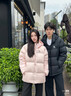 骆驼火山羽绒服男女冬季连帽抗静电鸭绒保暖情侣面包服 M34CR07674B 实拍图