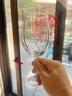 梵卡奇（FANKAQI）法国品牌 红酒杯水晶玻璃杯高脚杯家用葡萄酒醒酒器 斜口醒酒器+6只红酒杯 350ml 实拍图