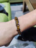 芯奢龙骨手链男士潮流嘻哈韩版学生手环龙形本命年手饰纪念生日礼物 黑金色 实拍图