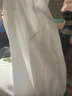 优衣库女装全棉衬衫/长袖衬衣薄外套通勤长绒棉新款479078 00 白色 XS 实拍图