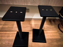捷盛专业木质音箱架音箱脚架家庭影院落地环绕音响支架卡包音箱架子 E-60   60高度 一对价格 实拍图