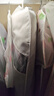 JEKO&JEKO衣服防尘罩防尘袋10件套大衣羽绒服衣物收纳袋透明衣罩挂衣袋灰色 实拍图