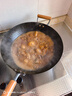 苏泊尔（SUPOR）炒锅有钛铁不粘无涂层炒菜锅精铁锤纹老式厨房铁锅燃气电磁炉通用 适合3-6人【免开锅】 34cm 实拍图