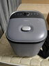 美的（Midea）泡脚桶杀菌洗脚盆加热暖脚电动按摩保暖足浴盆理疗泡小腿可拆洗生日礼物送男女友长辈ZL2雅致灰 实拍图